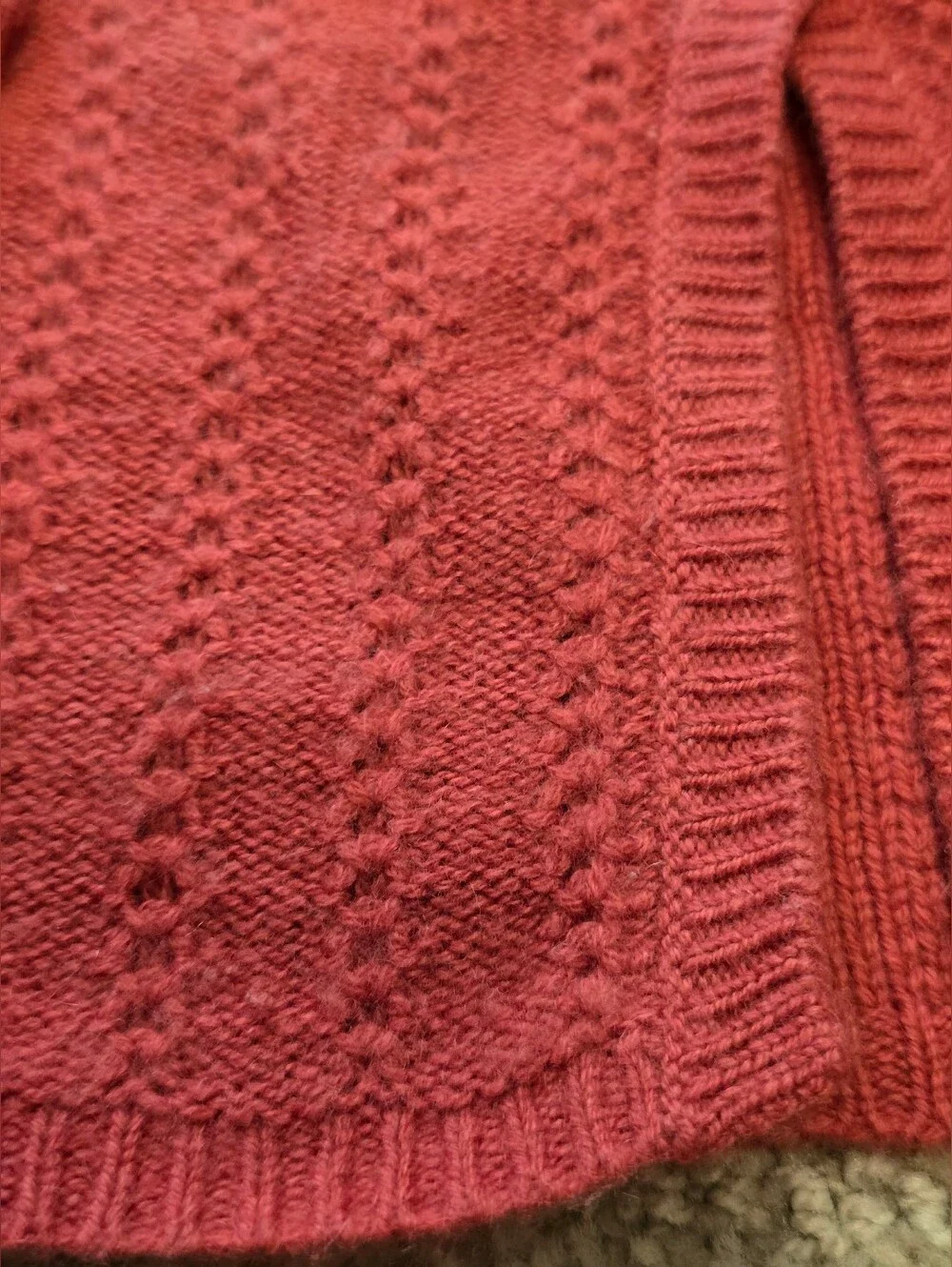 Bonpoint Cashmere Knit Baby Cardigan